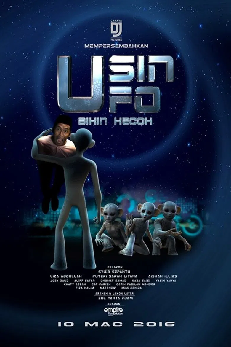 Usin UFO Bikin Kecoh poster background