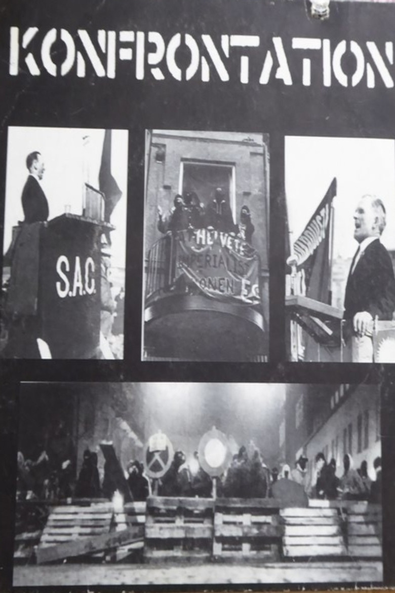 Konfrontation poster background