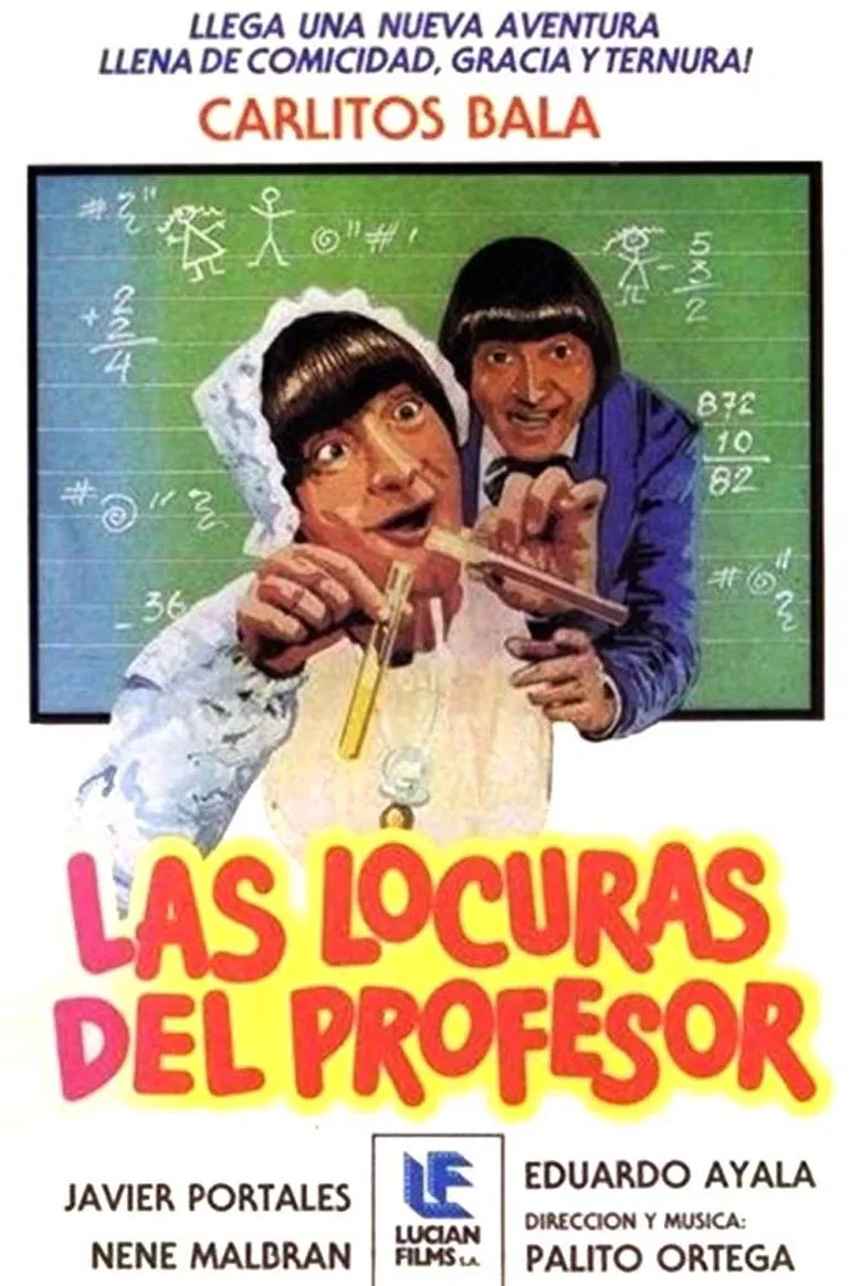 Las locuras del profesor poster background