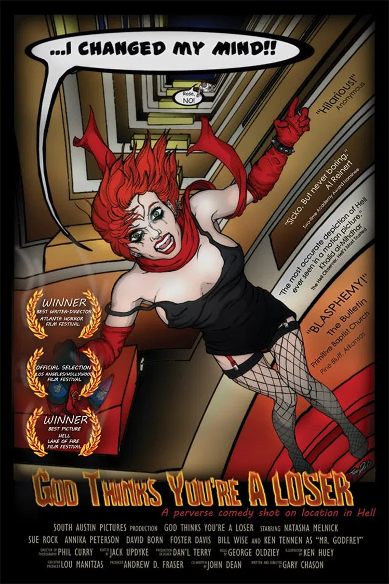 God Thinks You're a Loser poster background