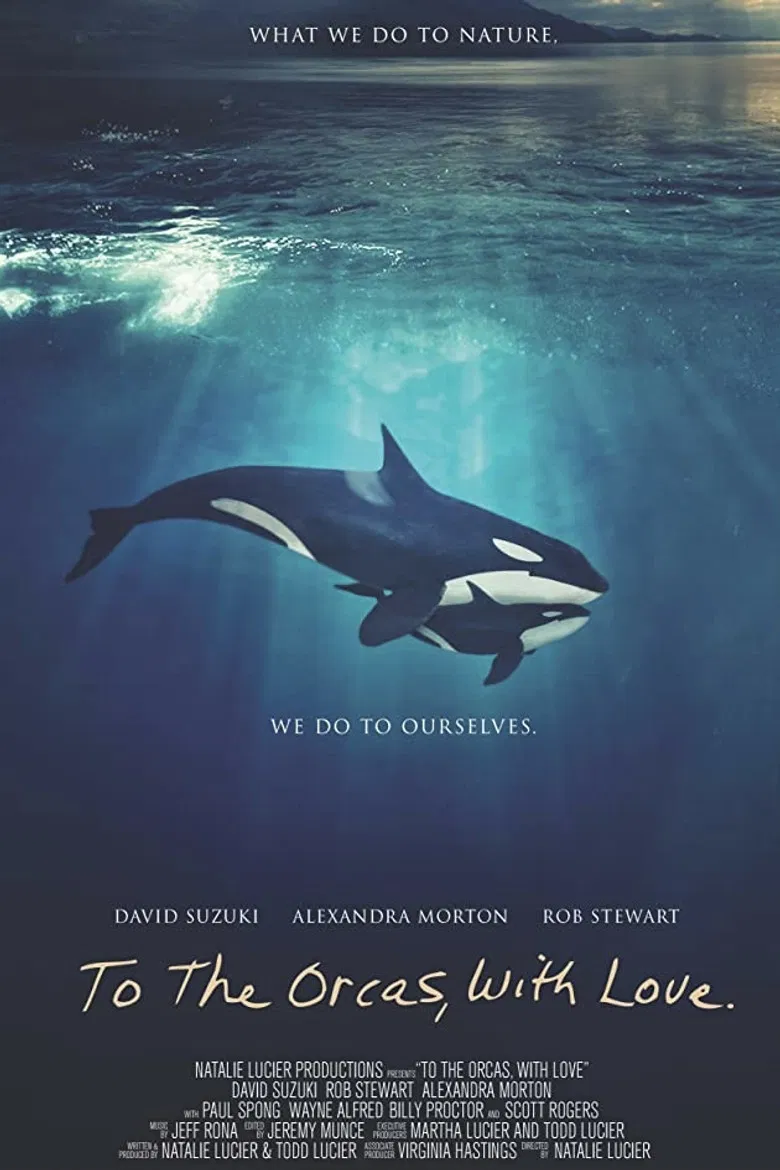 To the Orcas with Love poster background