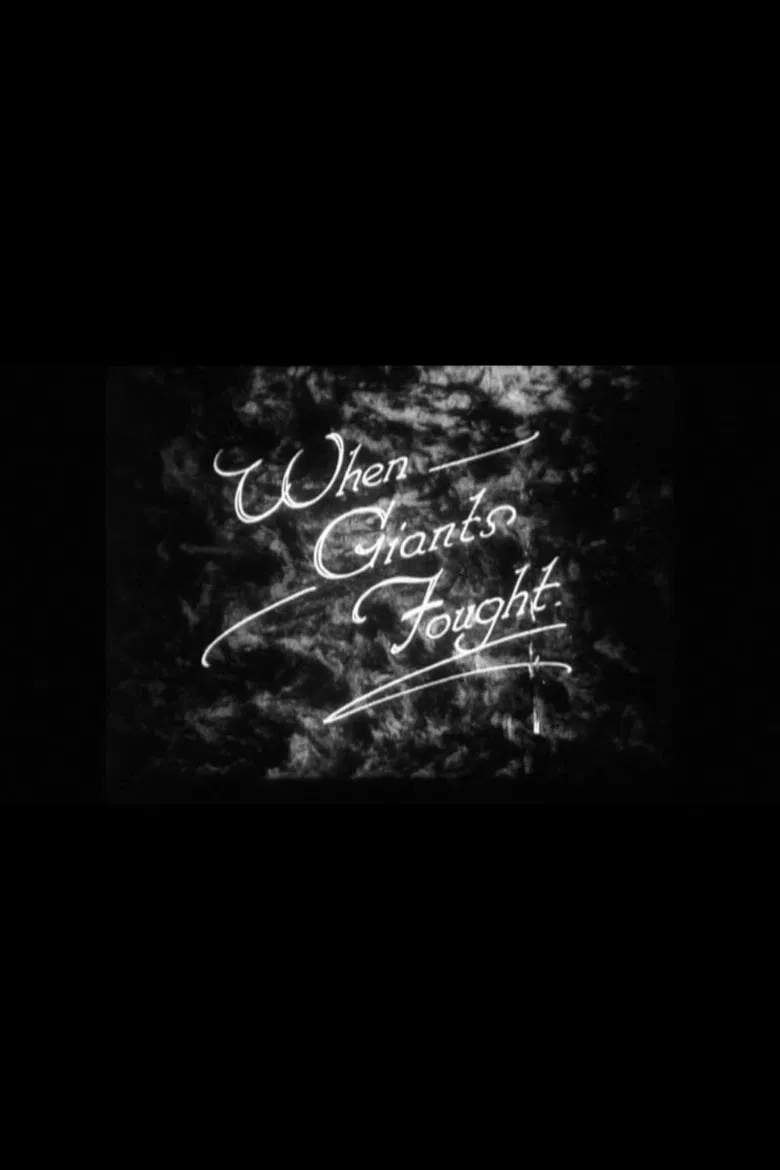 When Giants Fought poster background