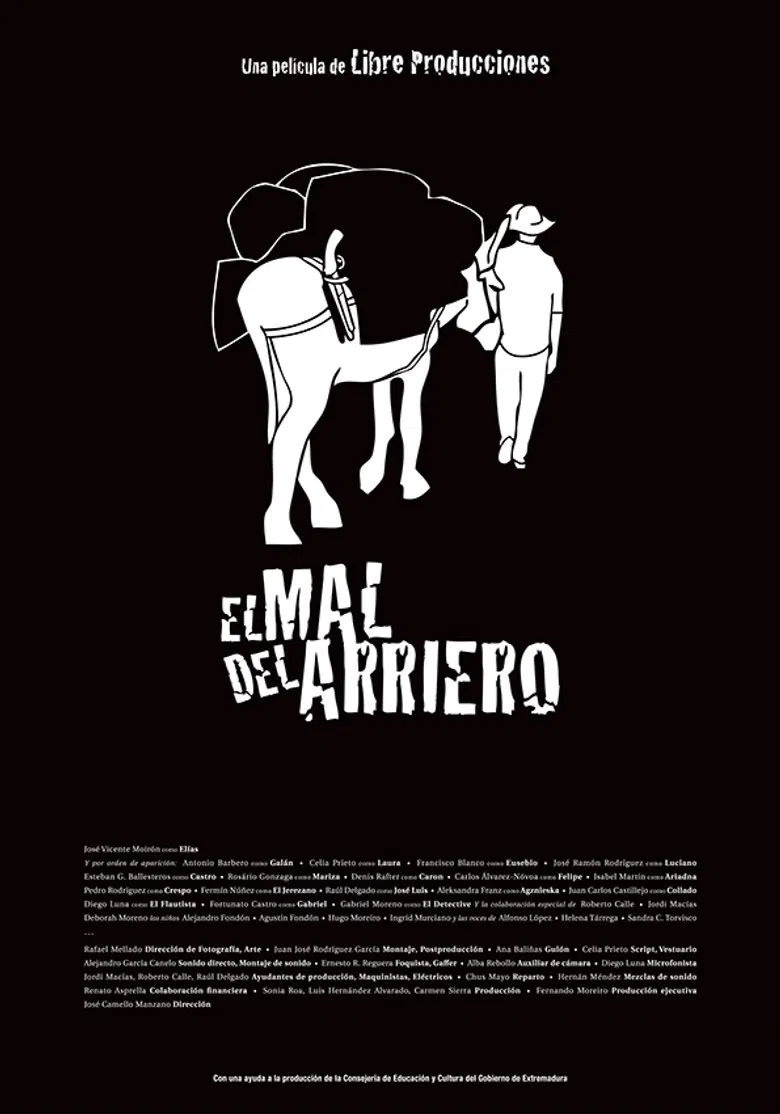 El mal del arriero poster background