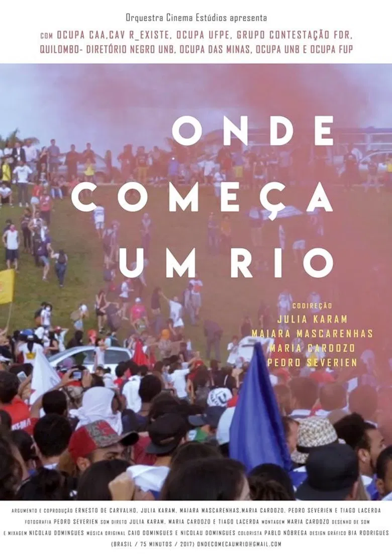 Onde Começa um Rio poster background