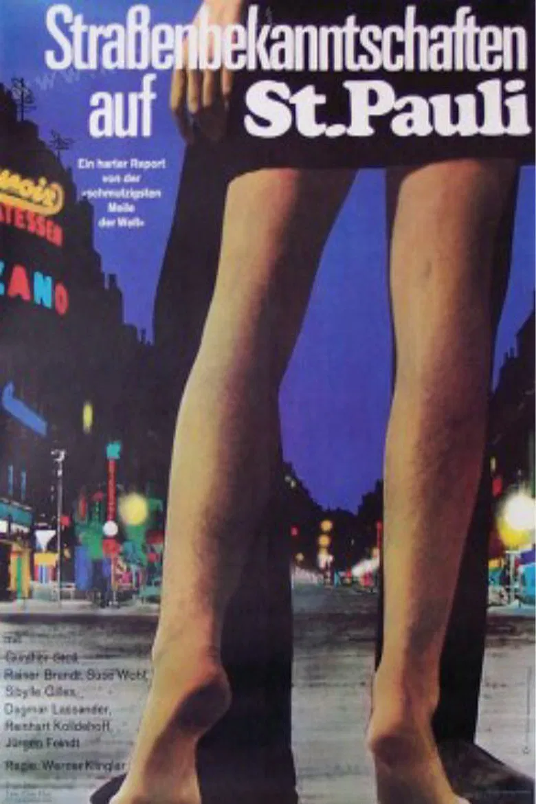 Straßenbekanntschaften auf St. Pauli poster background