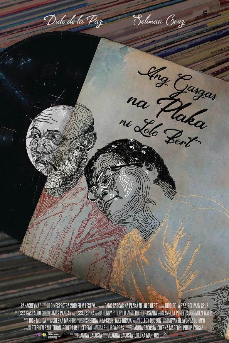 The Broken Vinyl Record poster background