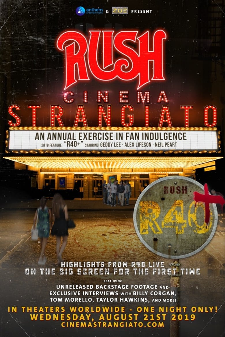 RUSH: Cinema Strangiato 2019 poster background