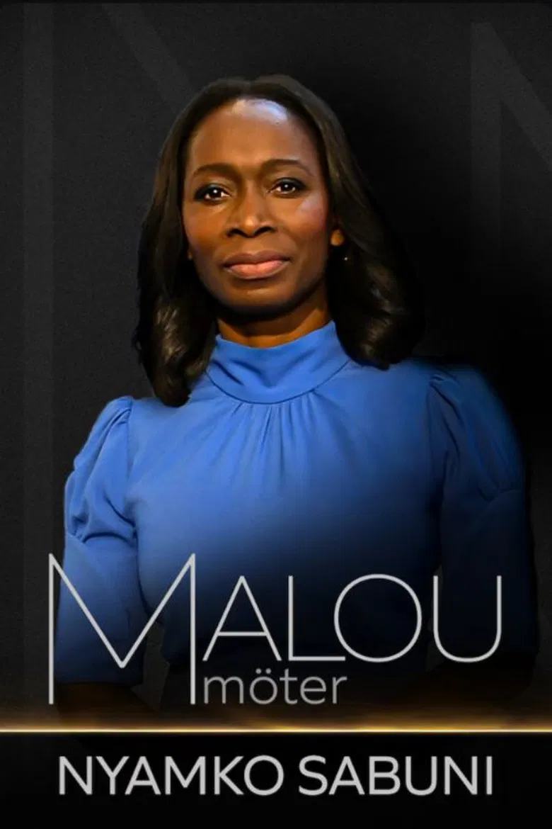 Malou möter Nyamko Sabuni poster background