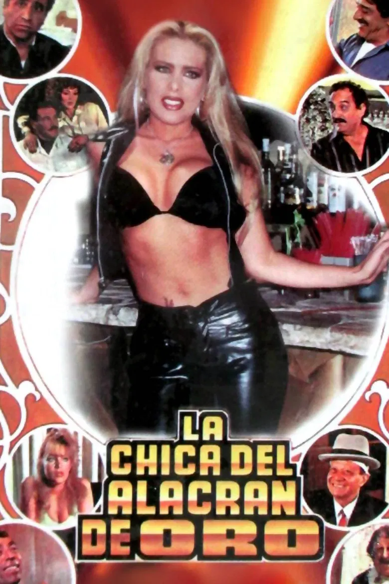 La chica del alacrán de oro poster background