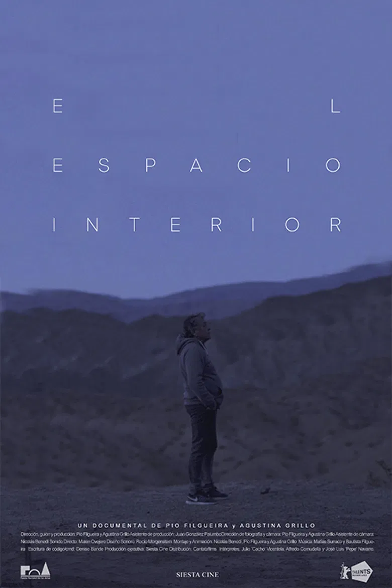 El espacio interior poster background