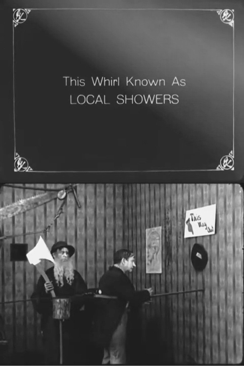 Local Showers poster background