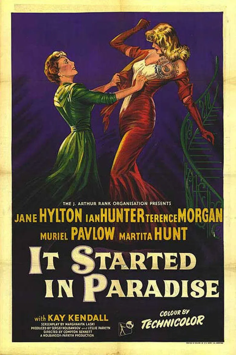 It Started in Paradise poster background