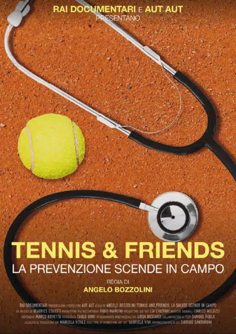 Tennis and friends. La prevenzione scende in campo poster background