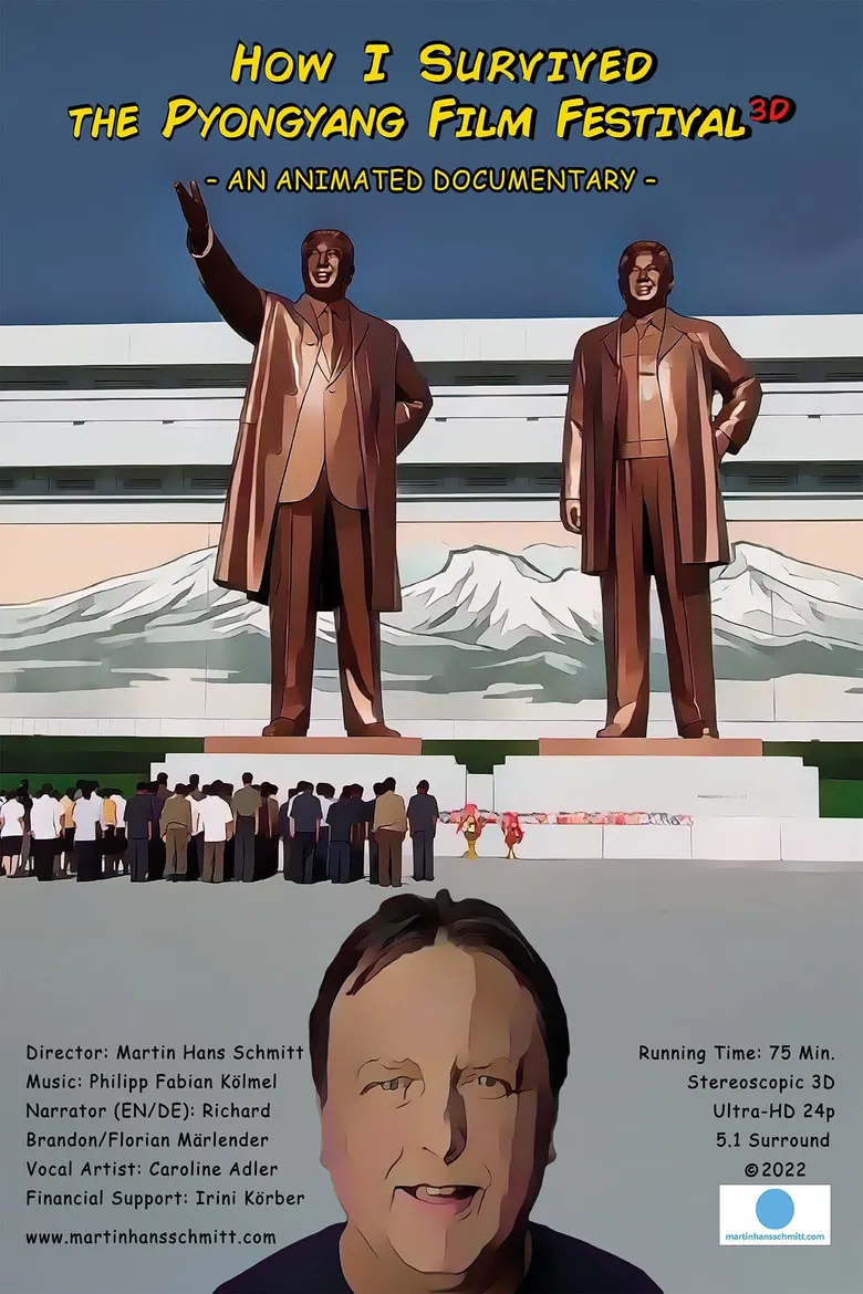 How I Survived the Pyongyang Film Festival 3D poster background