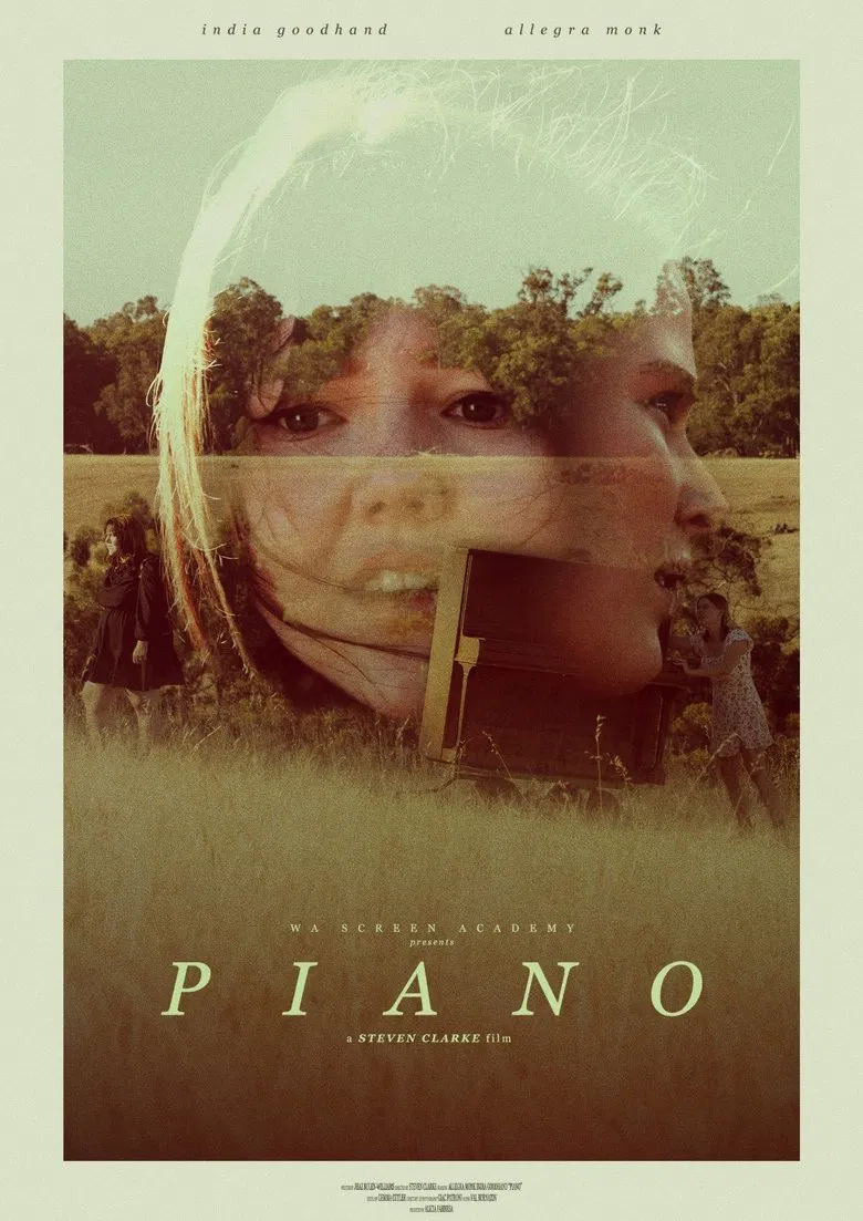 Piano poster background