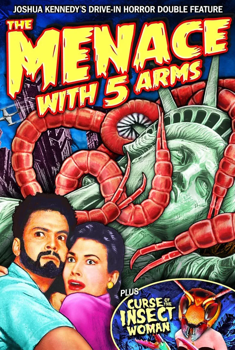 The Menace with Five Arms poster background