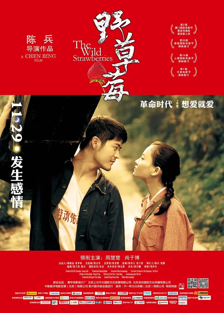 野草莓 poster background