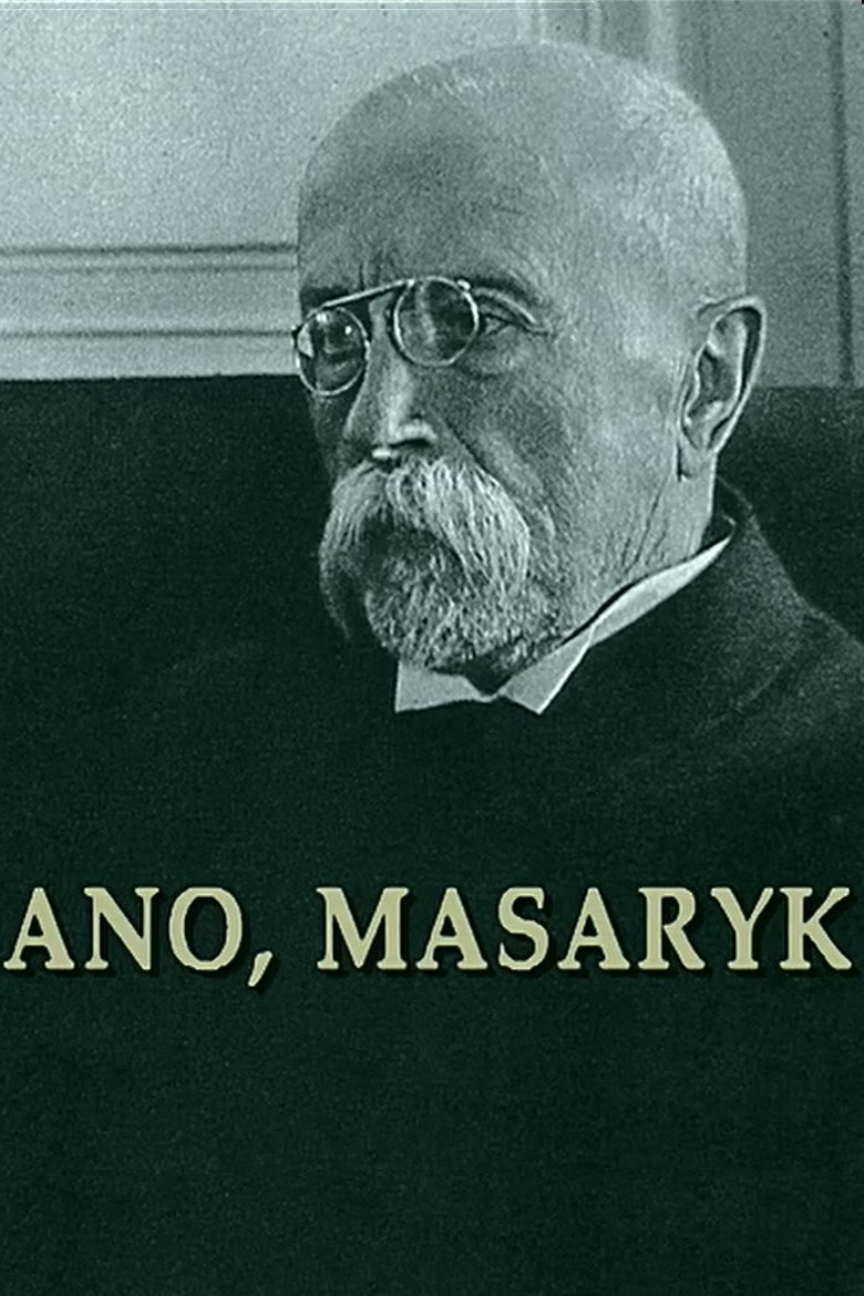 Ano, Masaryk poster background