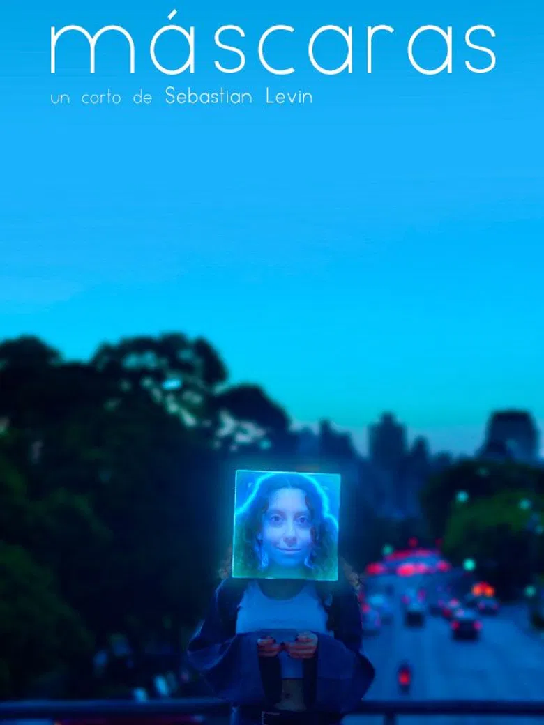 Masks poster background