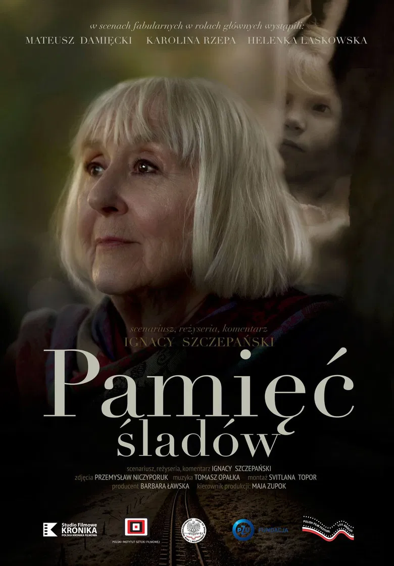 Pamięć śladów poster background