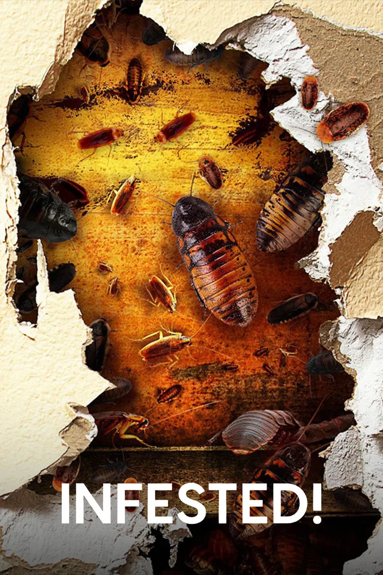 Infested poster background