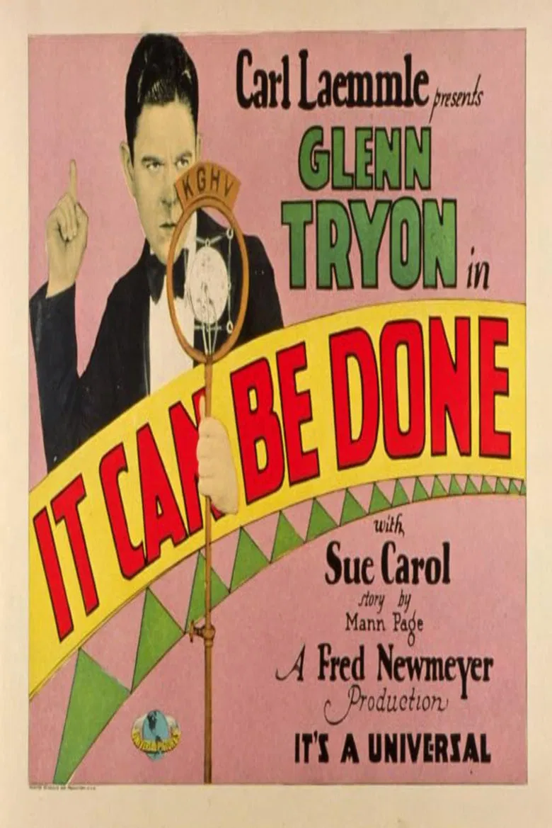 It Can Be Done poster background
