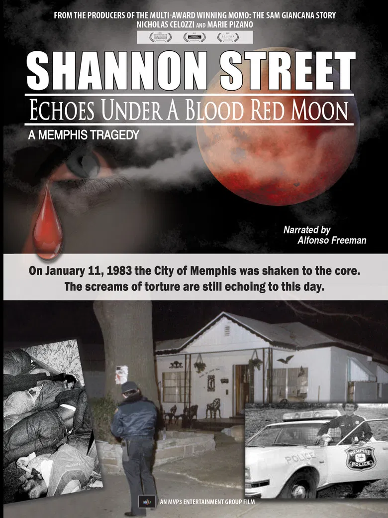 Shannon Street: Echoes Under a Blood Red Moon poster background