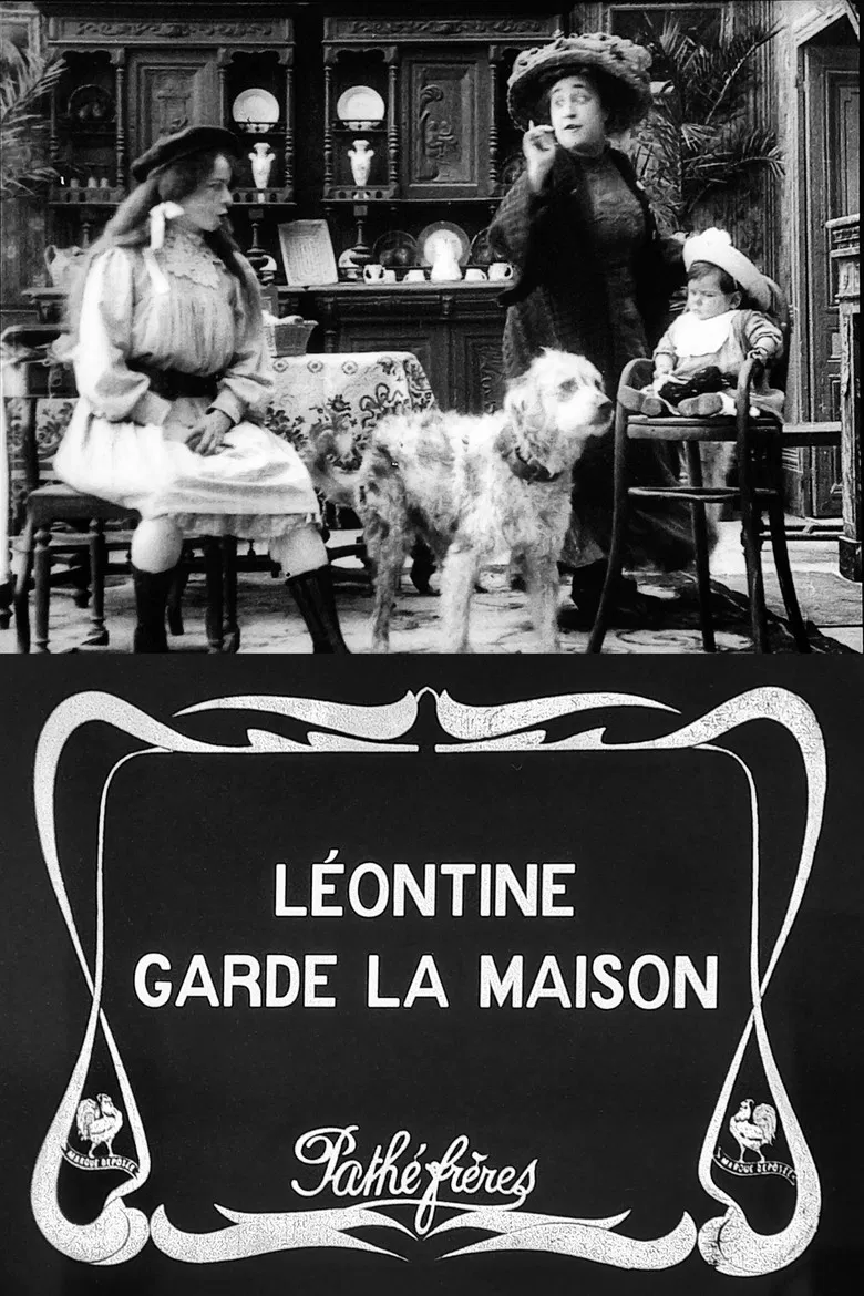 Léontine Keeps House poster background