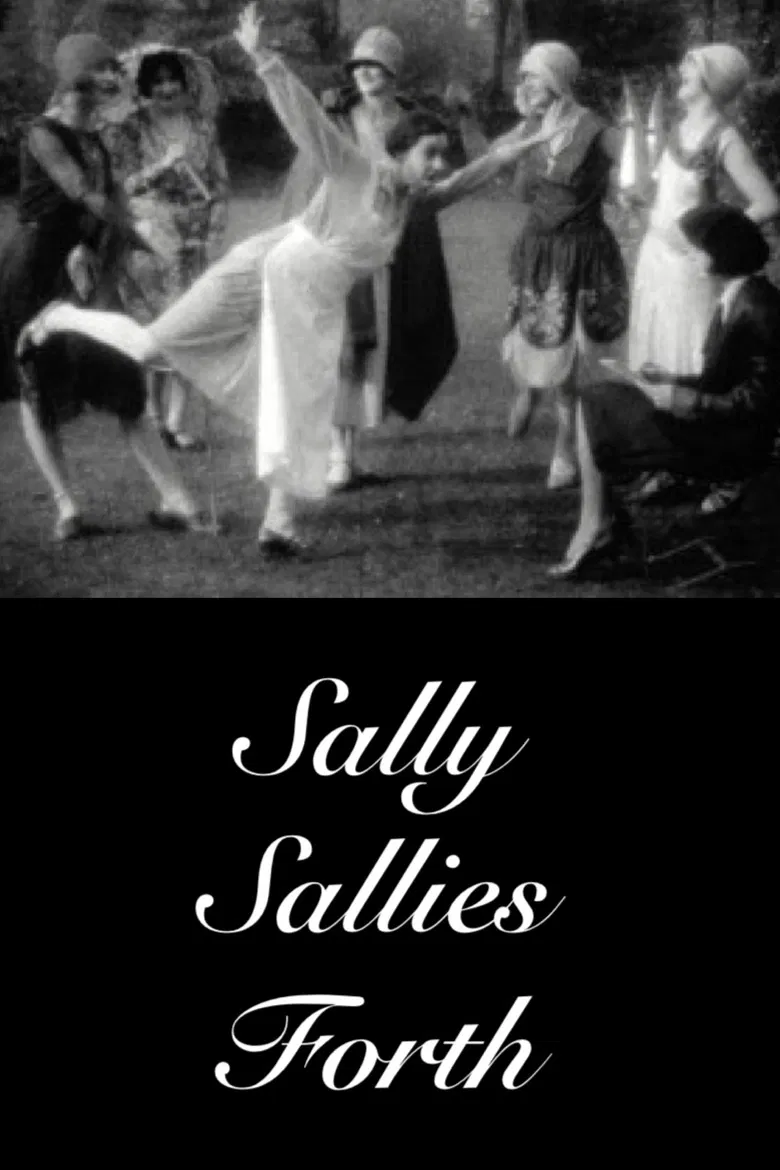 Sally Sallies Forth poster background