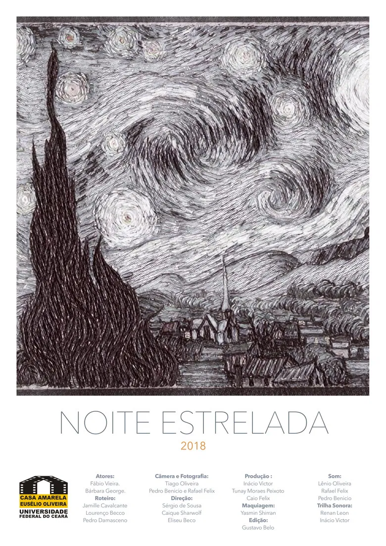Noite Estrelada poster background