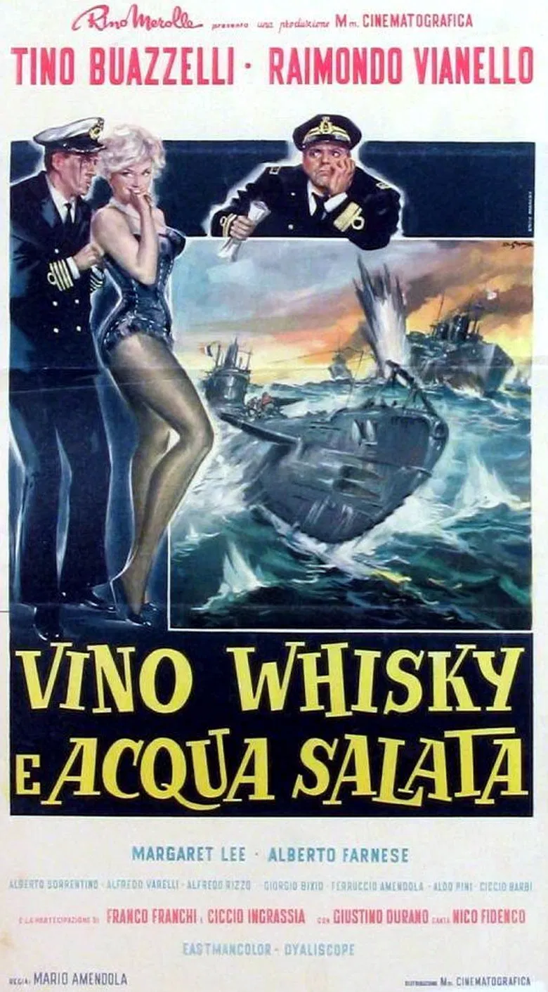 Vino, whisky e acqua salata poster background