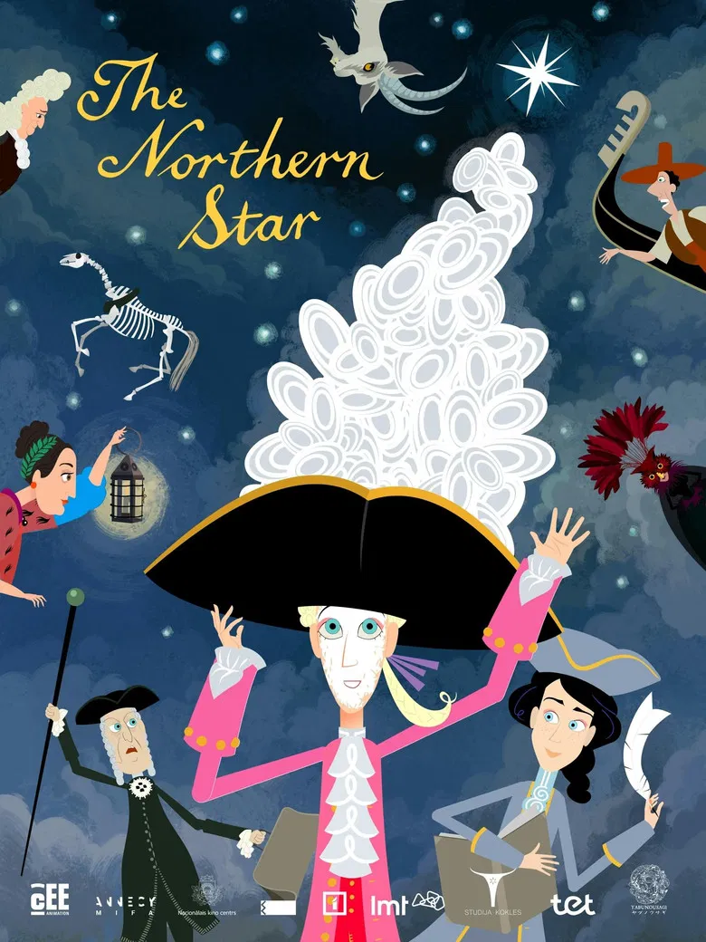The Northern Star poster background