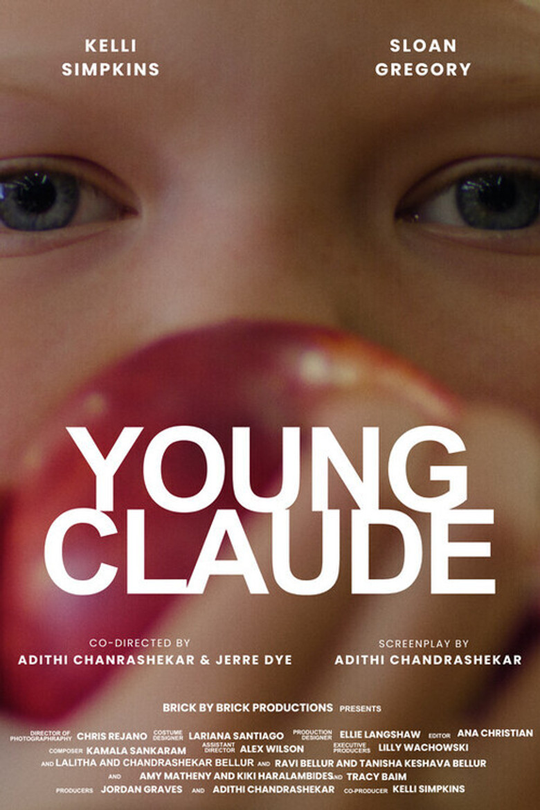 Young Claude poster background