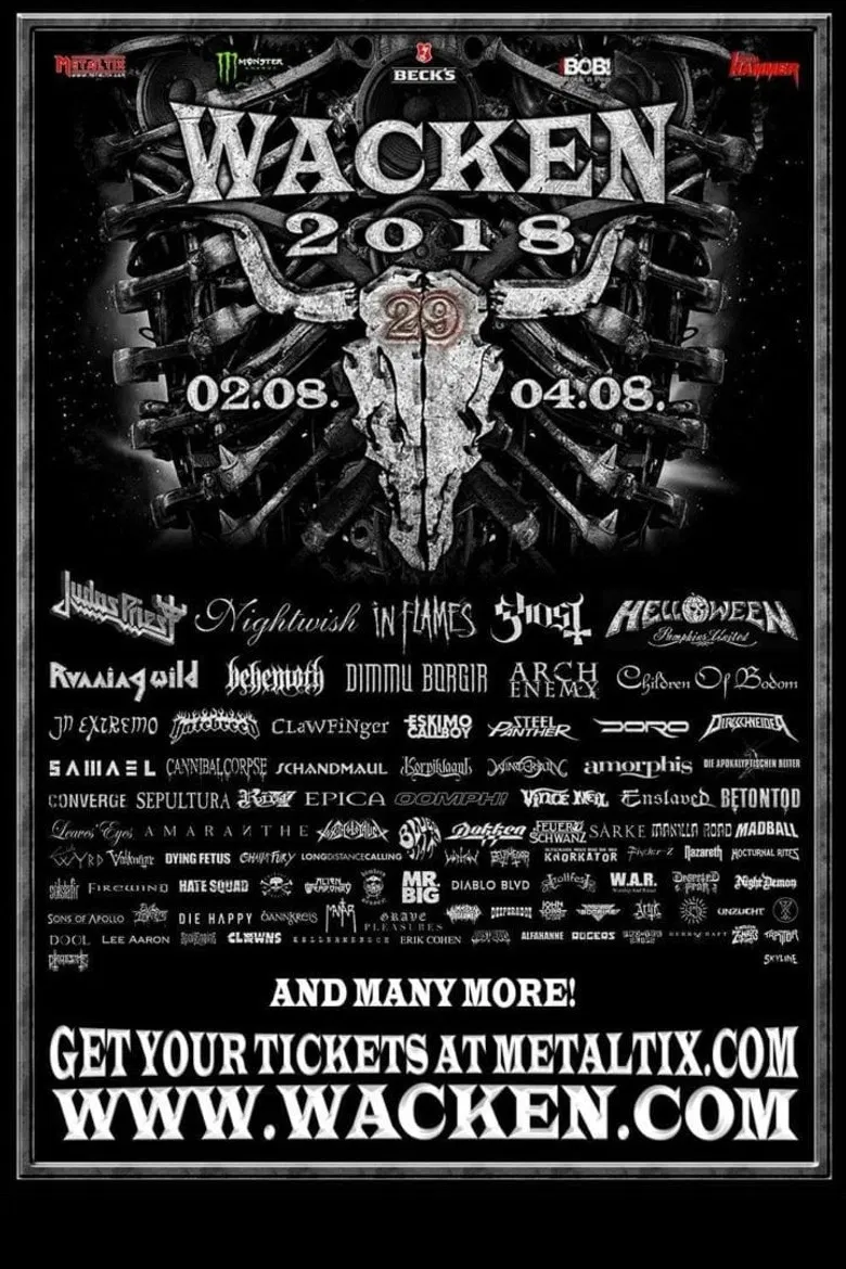 In Extremo - Live at Wacken Open Air 2018 poster background