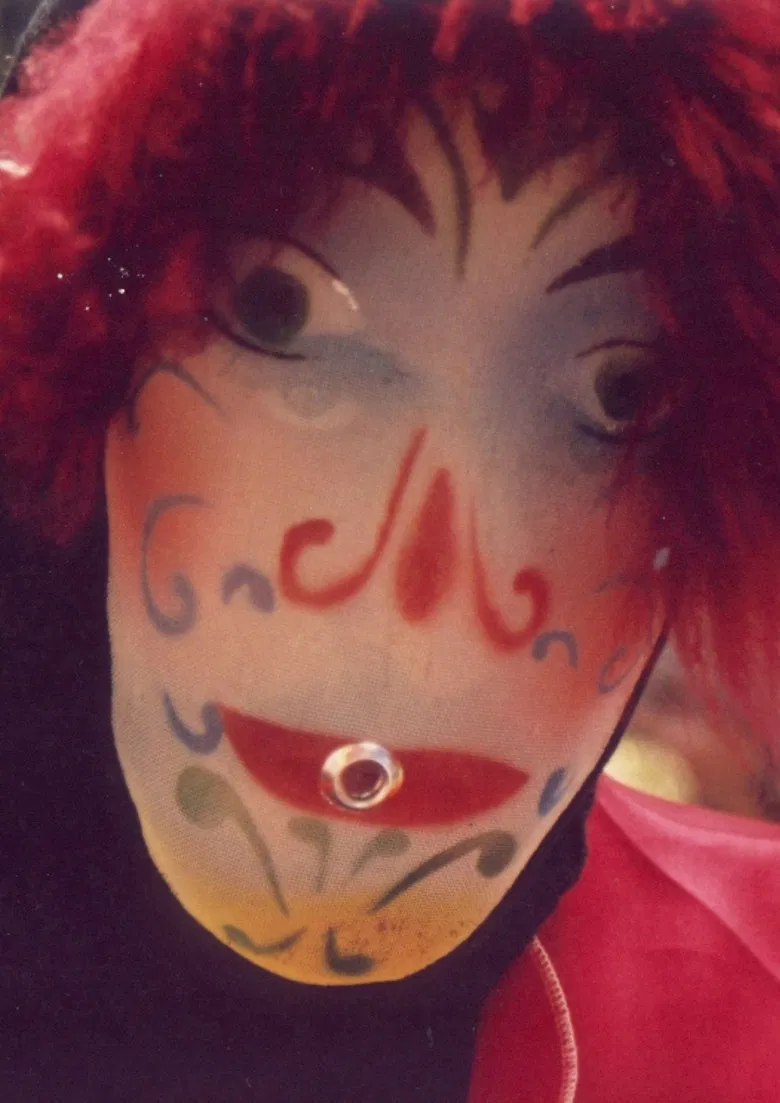 His Name (The Clown) poster background