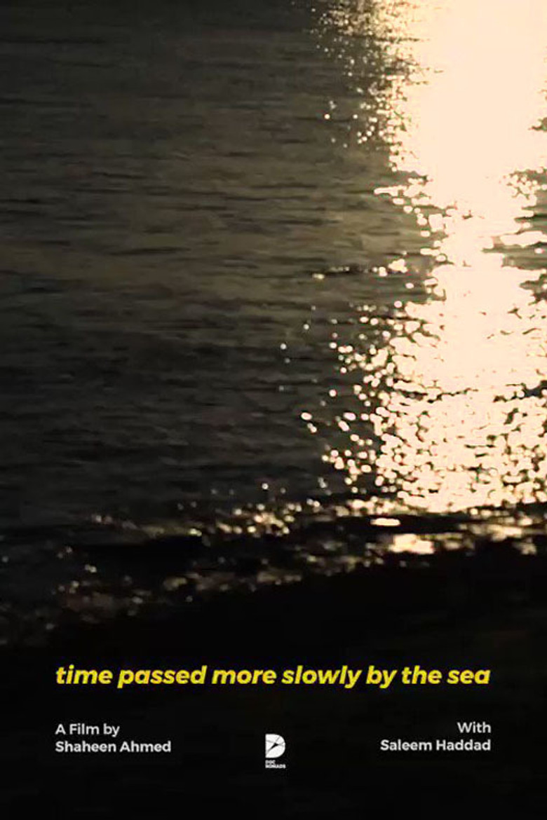 Time Passed More Slowly By The Sea poster background