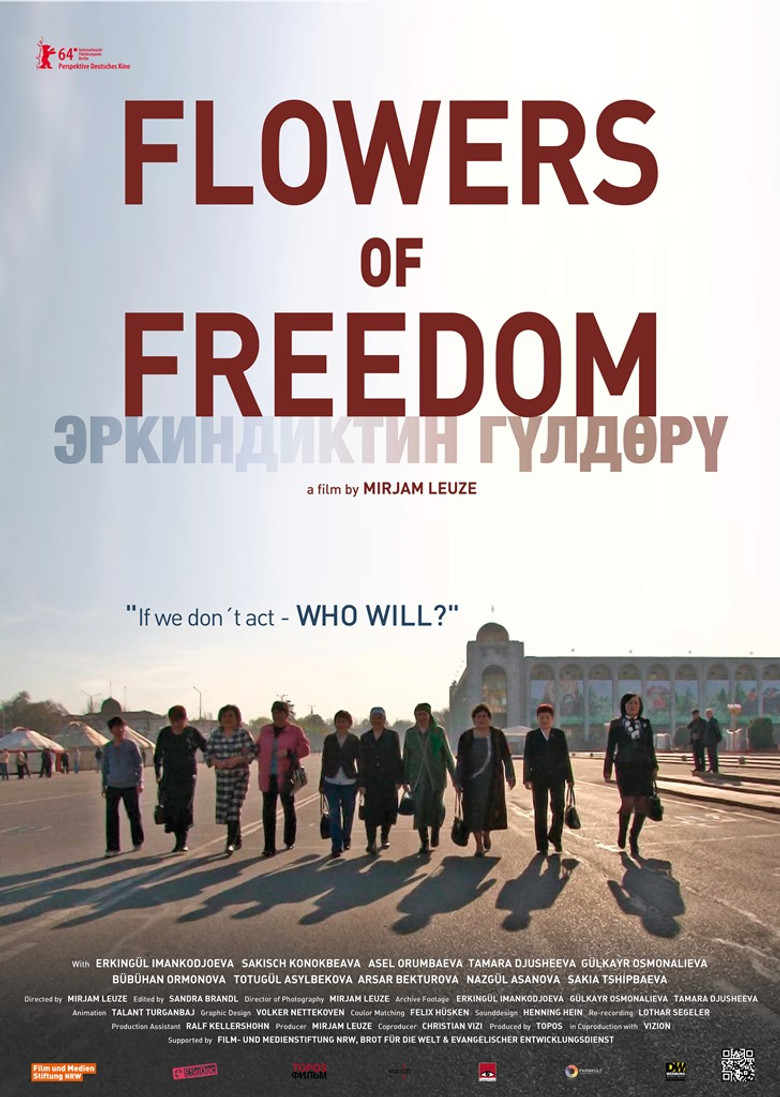 Flowers of Freedom poster background
