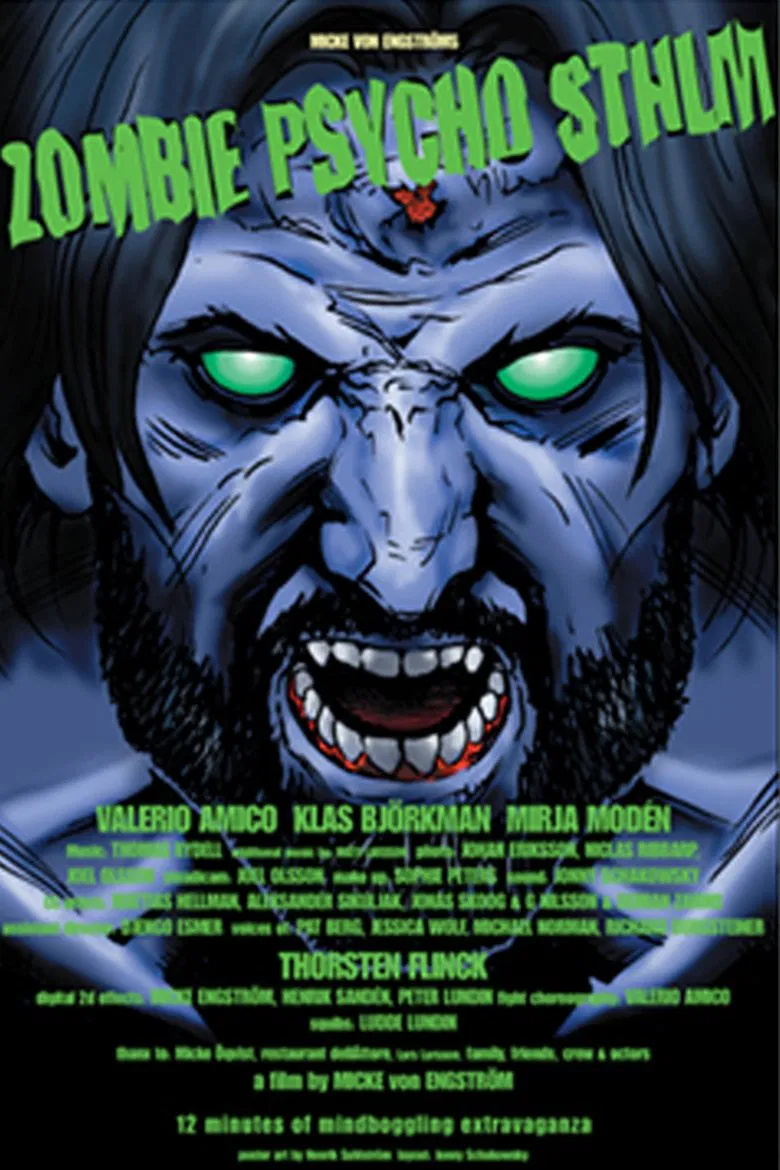 Zombie Psycho STHLM poster background