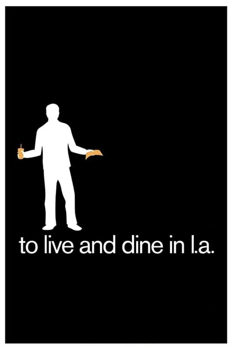 To Live and Dine in L.A poster background