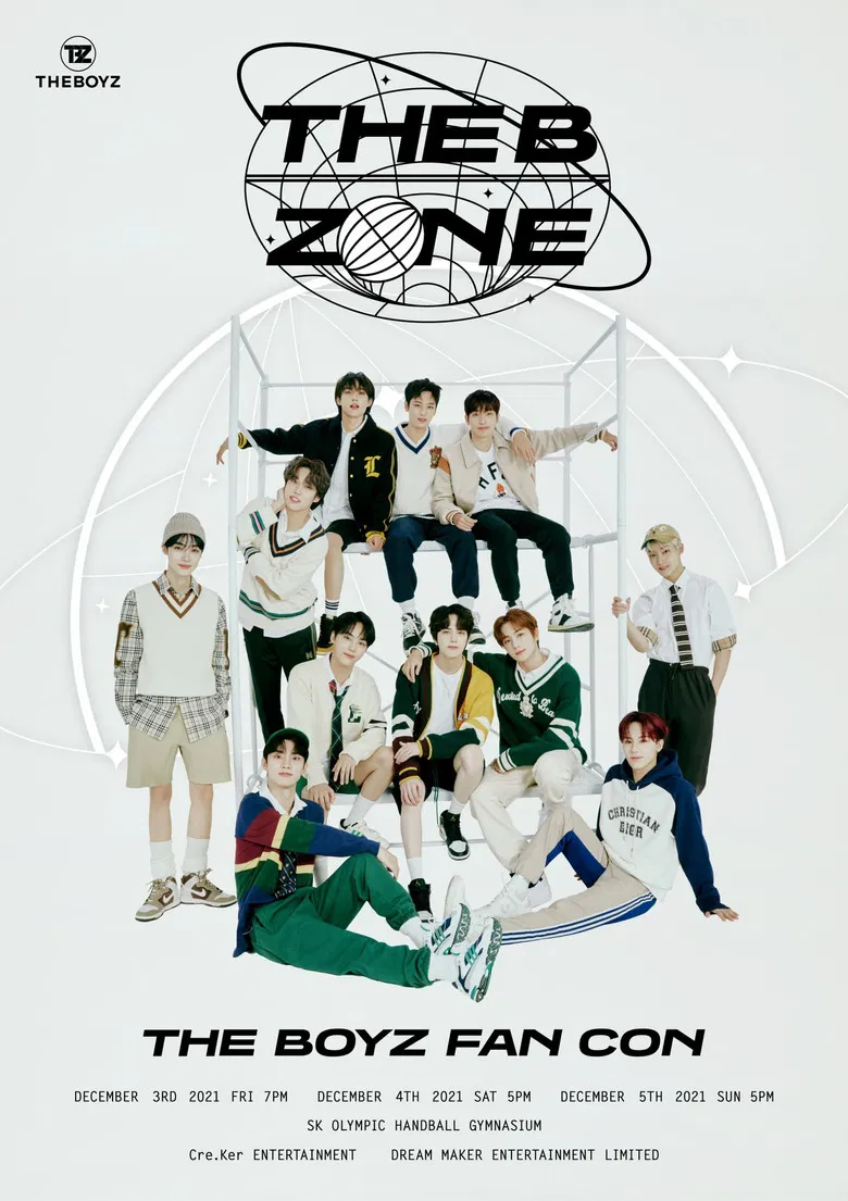 THE BOYZ FAN CON: THE B-ZONE poster background