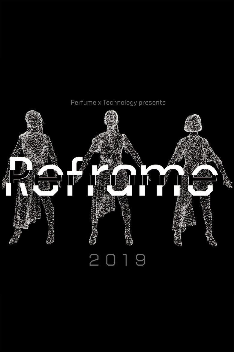 Perfume x TECHNOLOGY Presents: REFRAME 2019 poster background