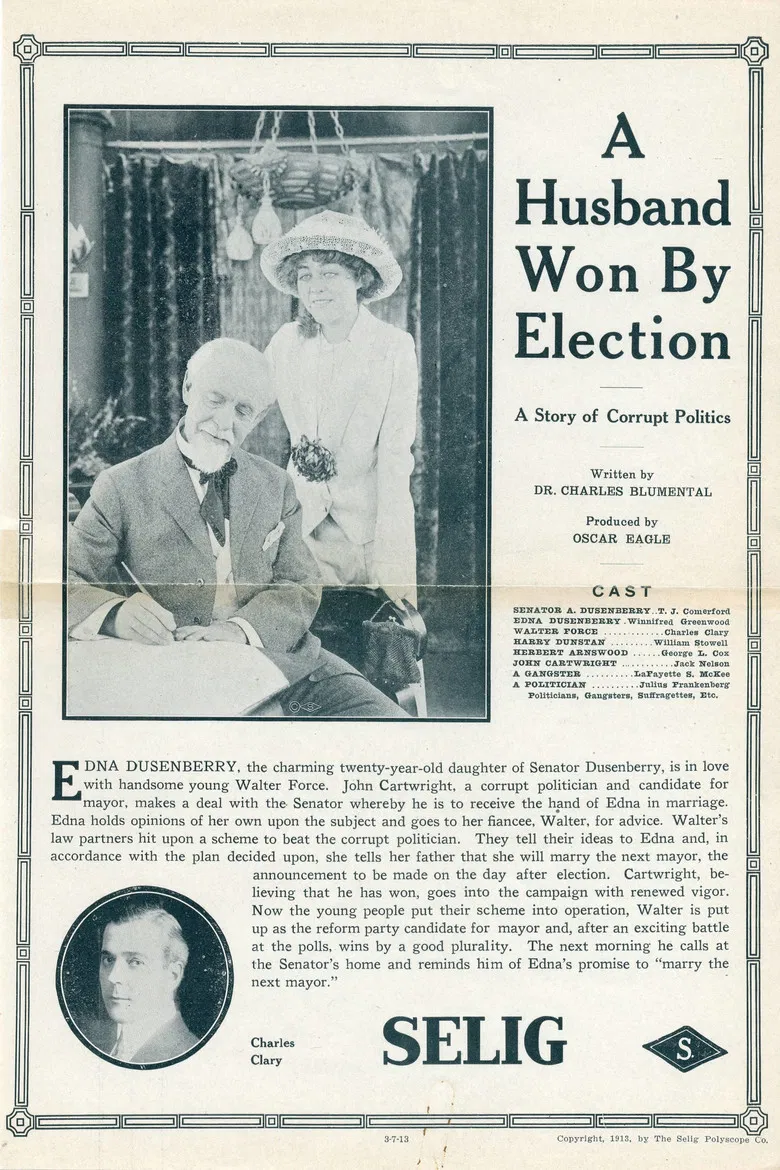A Husband Won by Election poster background