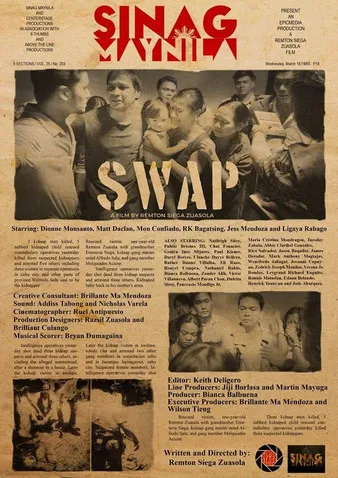 Swap poster background