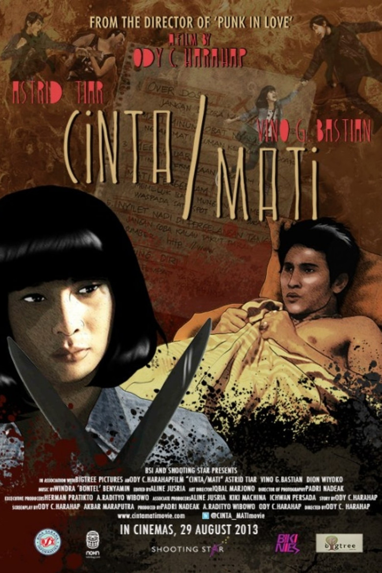 Cinta/Mati poster background