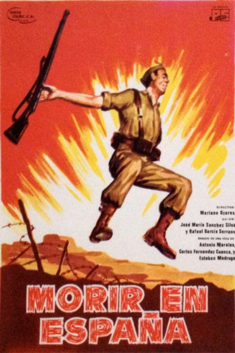 Morir en España poster background