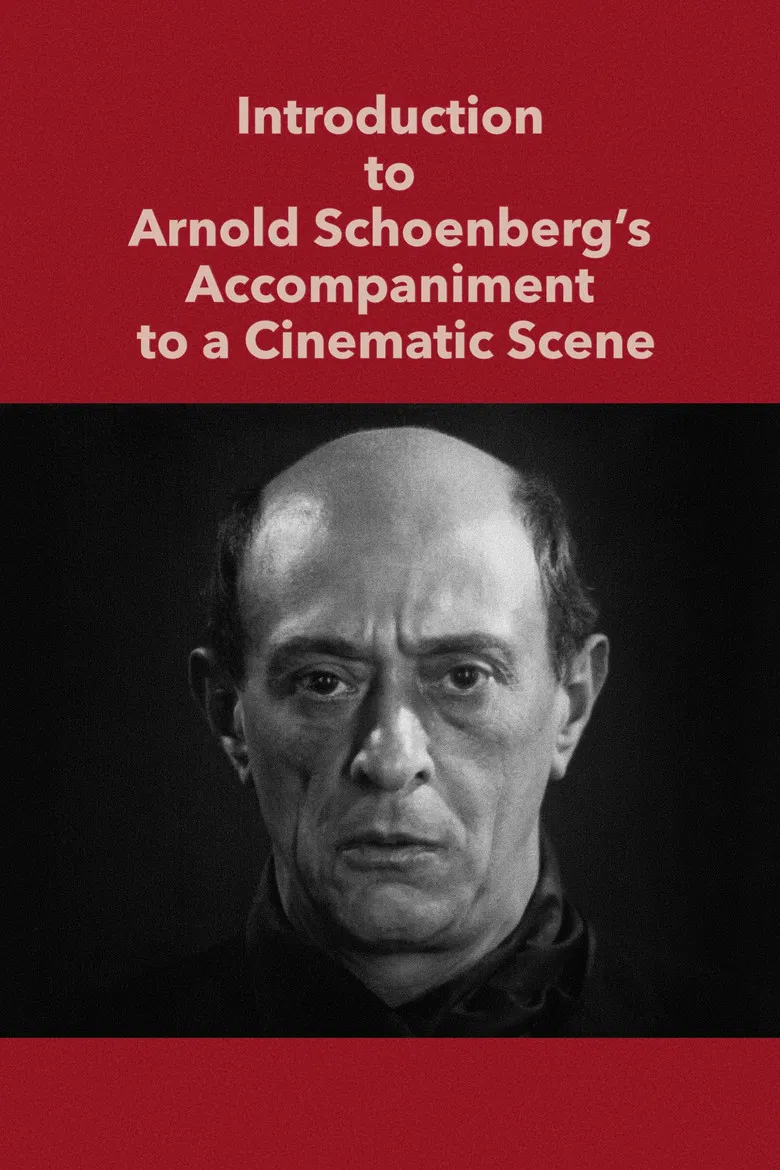 Introduction to Arnold Schoenberg’s Accompaniment to a Cinematic Scene poster background
