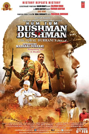 Hum Tum Dushman Dushman poster background