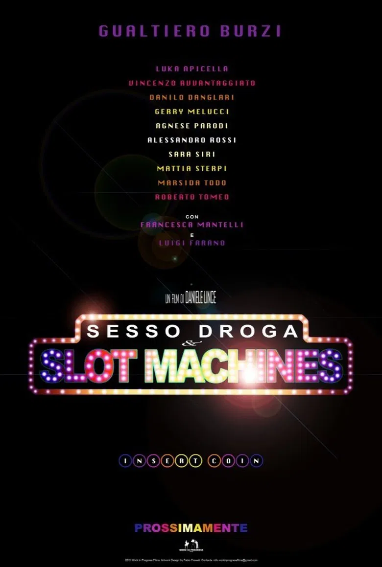 Sex Drugs & Slot Machines poster background