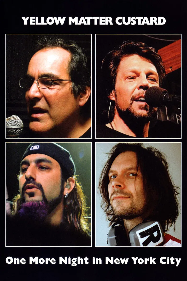 Yellow Matter Custard: One More Night in New York City poster background