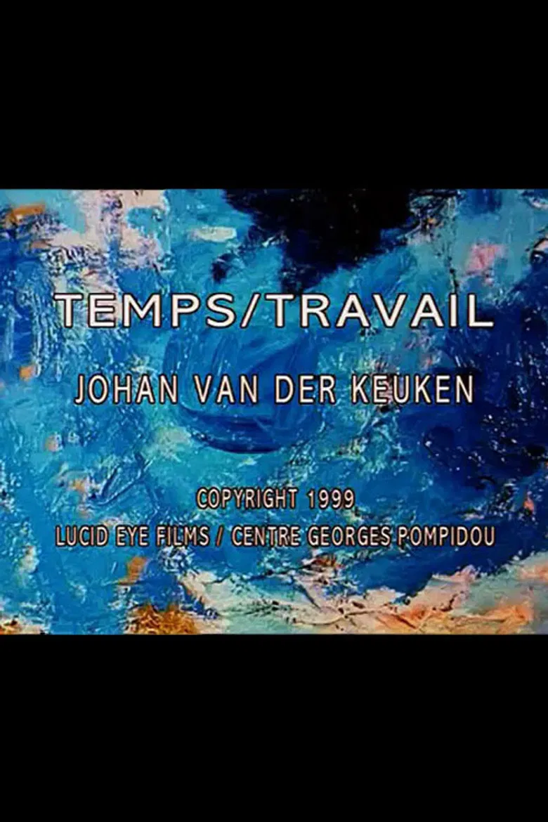 Temps/Travail poster background